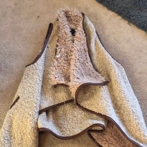 Faux Fur Vest! Size L